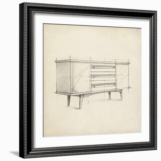 Mid Century Furniture Design V-Ethan Harper-Framed Art Print