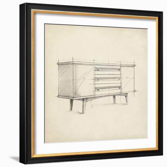 Mid Century Furniture Design V-Ethan Harper-Framed Art Print