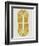 Mid Century Gold Shape-Eline Isaksen-Framed Art Print