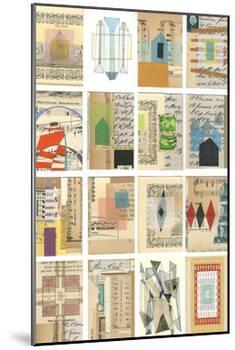 Mid Century Grid II-Nikki Galapon-Mounted Art Print