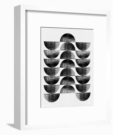 Mid Century Half Moons-Eline Isaksen-Framed Art Print