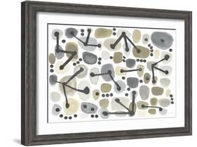 Mid Century I Achroma-Cheryl Warrick-Framed Art Print