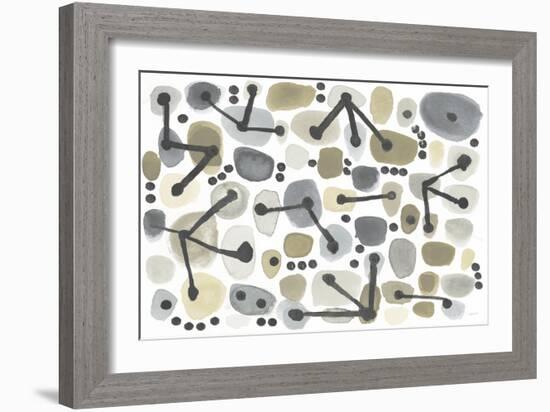 Mid Century I Achroma-Cheryl Warrick-Framed Art Print