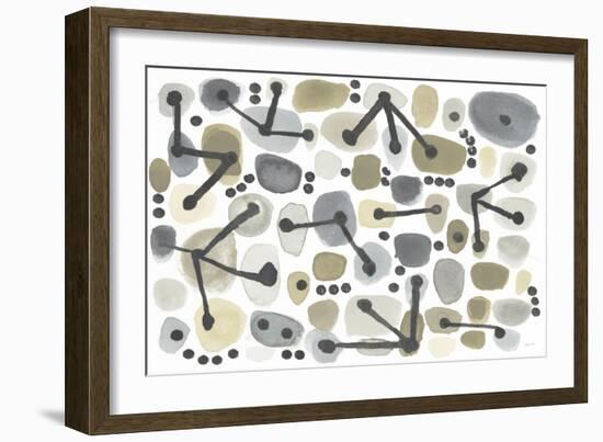 Mid Century I Achroma-Cheryl Warrick-Framed Art Print