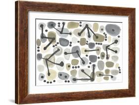Mid Century I Achroma-Cheryl Warrick-Framed Art Print