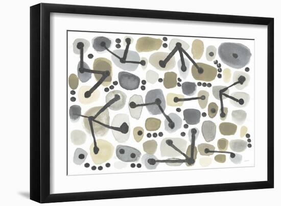 Mid Century I Achroma-Cheryl Warrick-Framed Art Print