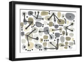 Mid Century I Achroma-Cheryl Warrick-Framed Art Print