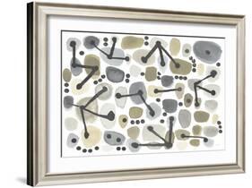 Mid Century I Achroma-Cheryl Warrick-Framed Art Print