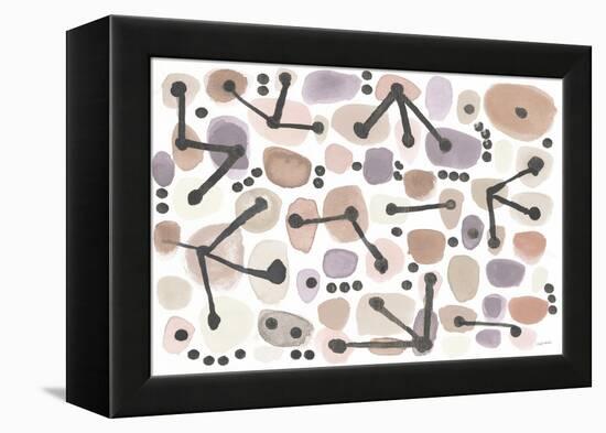 Mid Century I Blush-Cheryl Warrick-Framed Stretched Canvas