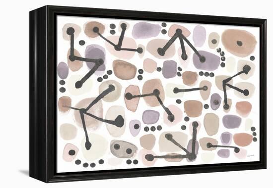 Mid Century I Blush-Cheryl Warrick-Framed Stretched Canvas