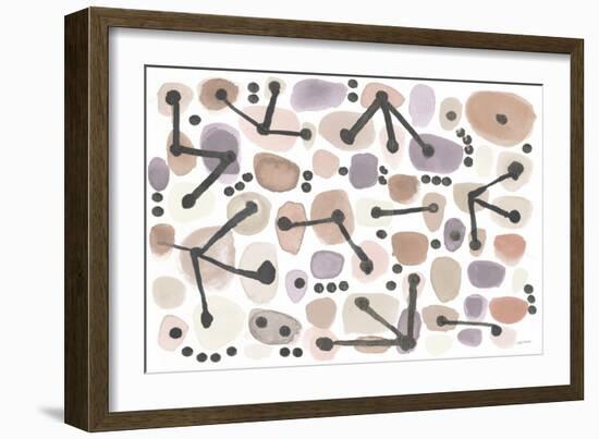 Mid Century I Blush-Cheryl Warrick-Framed Art Print