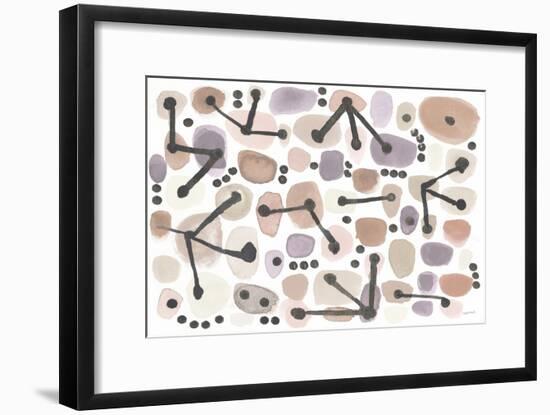 Mid Century I Blush-Cheryl Warrick-Framed Art Print