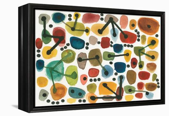 Mid Century I-Cheryl Warrick-Framed Stretched Canvas