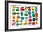 Mid Century II-Cheryl Warrick-Framed Premium Giclee Print