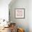 Mid Century IV Blush-Cheryl Warrick-Framed Art Print displayed on a wall