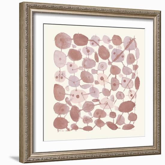 Mid Century IV Blush-Cheryl Warrick-Framed Art Print