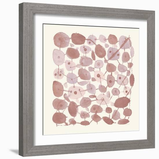 Mid Century IV Blush-Cheryl Warrick-Framed Art Print