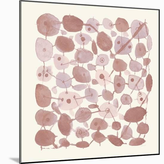 Mid Century IV Blush-Cheryl Warrick-Mounted Art Print