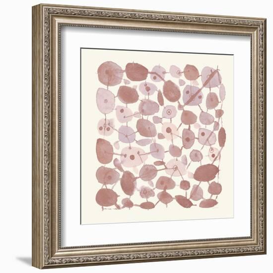 Mid Century IV Blush-Cheryl Warrick-Framed Art Print