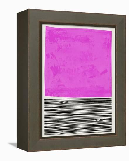 Mid Century Magenta Study-Eline Isaksen-Framed Stretched Canvas