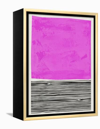 Mid Century Magenta Study-Eline Isaksen-Framed Stretched Canvas