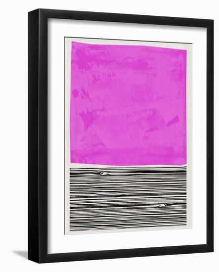 Mid Century Magenta Study-Eline Isaksen-Framed Art Print