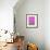 Mid Century Magenta Study-Eline Isaksen-Framed Art Print displayed on a wall