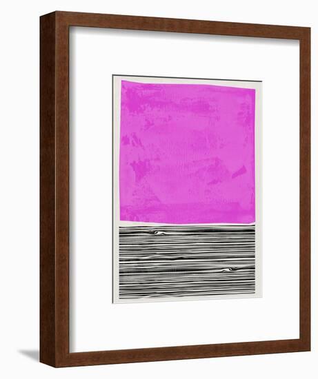 Mid Century Magenta Study-Eline Isaksen-Framed Art Print