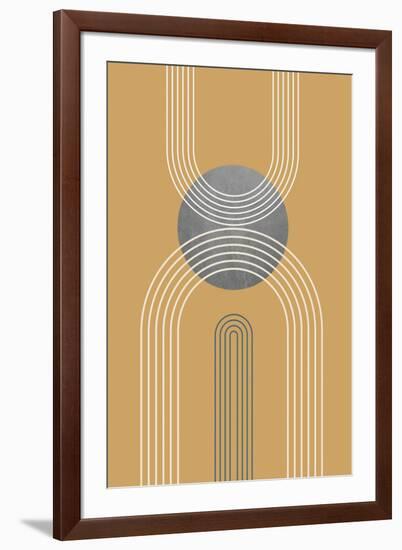 Mid Century Minimalist Boho 2-Urban Epiphany-Framed Art Print