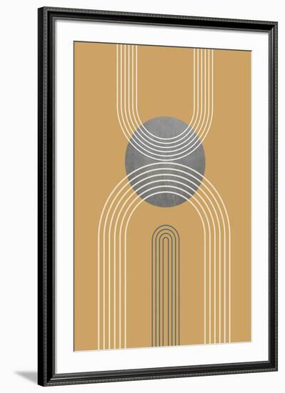 Mid Century Minimalist Boho 2-Urban Epiphany-Framed Art Print