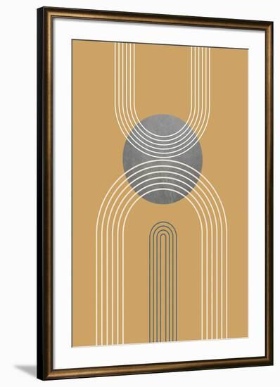 Mid Century Minimalist Boho 2-Urban Epiphany-Framed Art Print