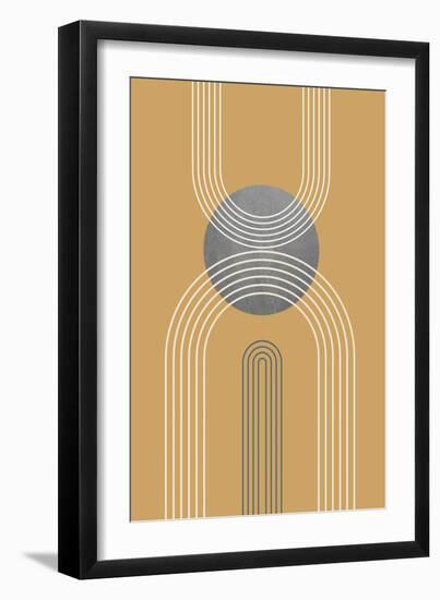 Mid Century Minimalist Boho 2-Urban Epiphany-Framed Art Print