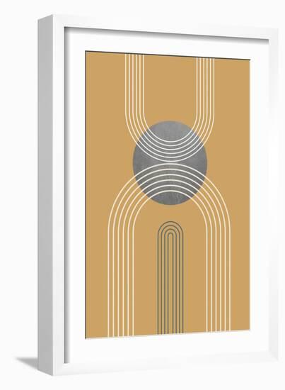 Mid Century Minimalist Boho 2-Urban Epiphany-Framed Art Print