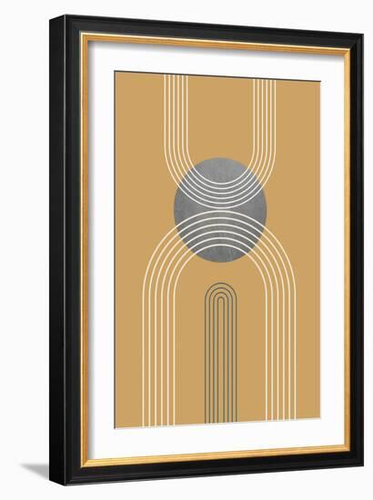 Mid Century Minimalist Boho 2-Urban Epiphany-Framed Art Print