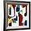 Mid Century Mix Colors, 2024-David Moore-Framed Art Print