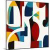 Mid Century Mix Colors, 2024-David Moore-Mounted Art Print