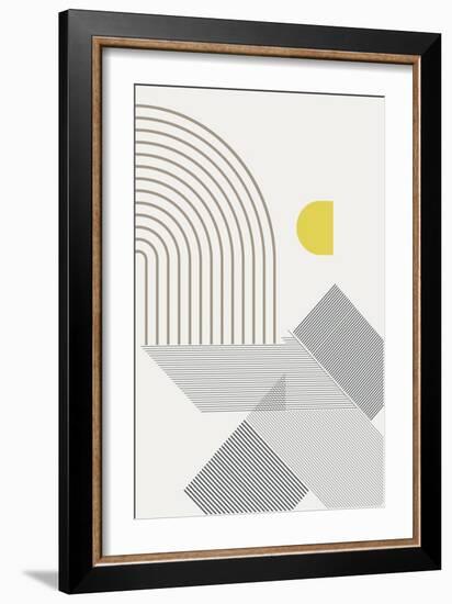 Mid Century Modern Cabana 1-Urban Epiphany-Framed Art Print