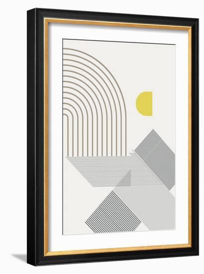 Mid Century Modern Cabana 1-Urban Epiphany-Framed Art Print