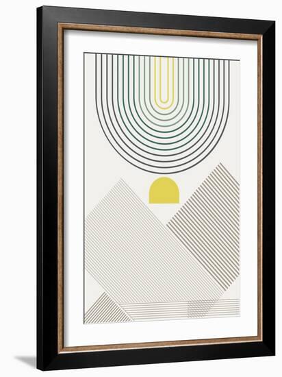 Mid Century Modern Cabana 2-Urban Epiphany-Framed Art Print