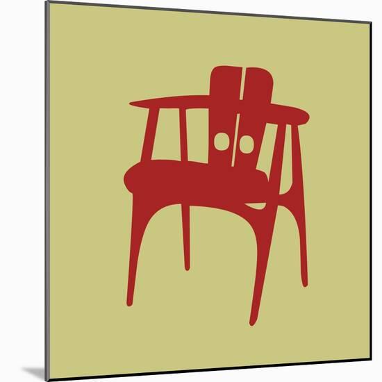 Mid Century Modern Chair I-Anita Nilsson-Mounted Art Print