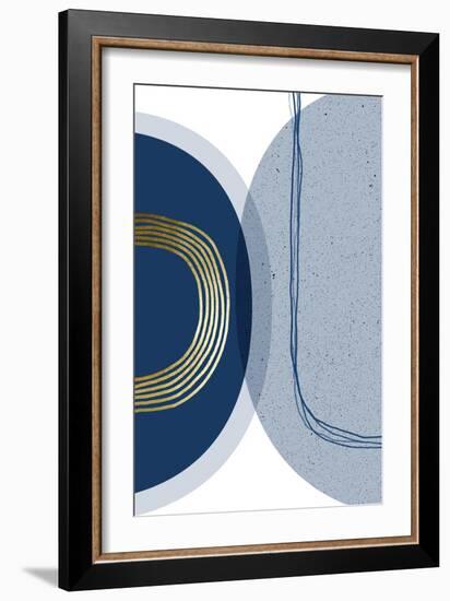 Mid Century Modern Lines 3-Urban Epiphany-Framed Art Print