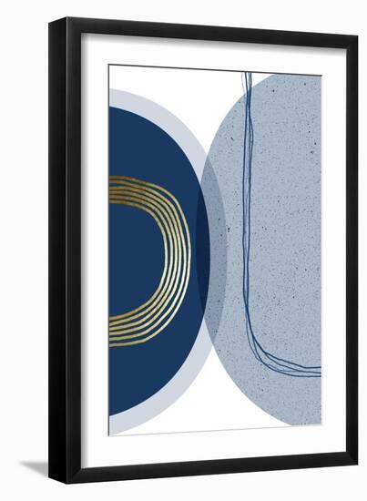 Mid Century Modern Lines 3-Urban Epiphany-Framed Art Print