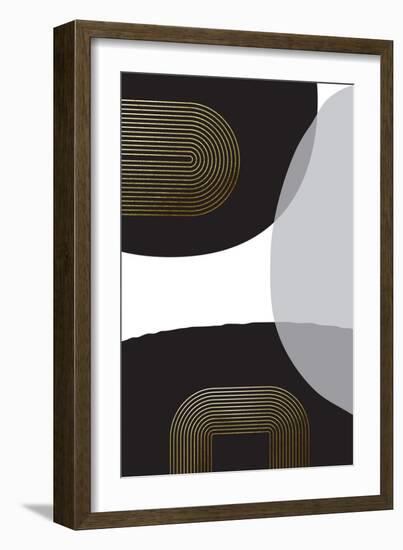 Mid Century Modern Luxe 1-Urban Epiphany-Framed Art Print