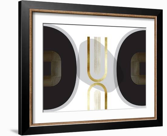 Mid Century Modern Luxe 2-Urban Epiphany-Framed Art Print