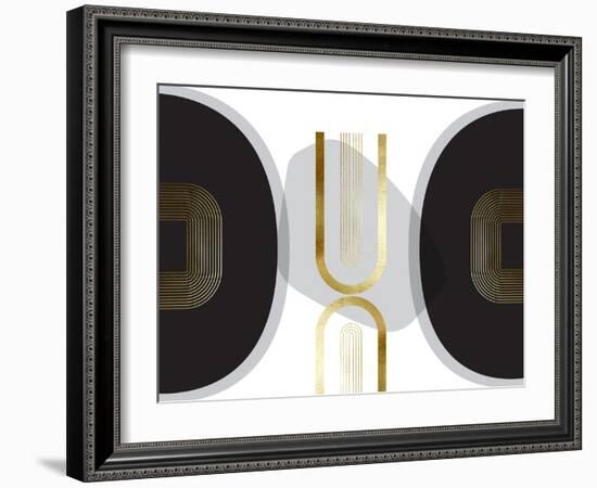 Mid Century Modern Luxe 2-Urban Epiphany-Framed Art Print