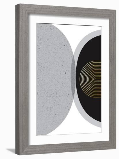 Mid Century Modern Luxe 3-Urban Epiphany-Framed Art Print