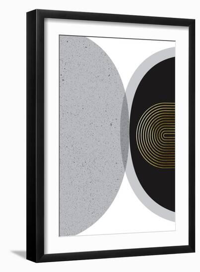 Mid Century Modern Luxe 3-Urban Epiphany-Framed Art Print