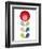Mid Century Modern Red Flower I-Anita Nilsson-Framed Premium Giclee Print