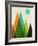 Mid Century Mountains I-Eline Isaksen-Framed Art Print