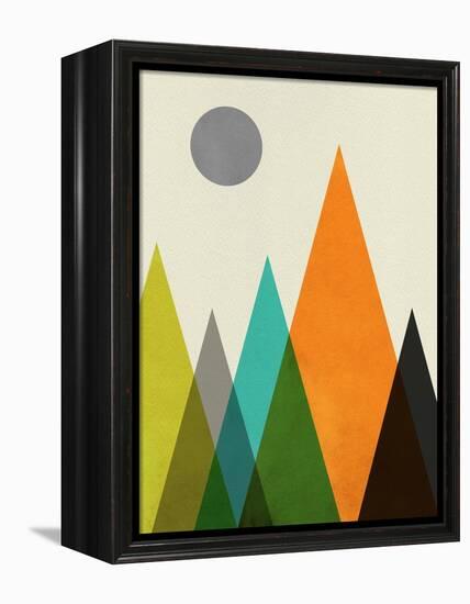 Mid Century Mountains II-Eline Isaksen-Framed Stretched Canvas